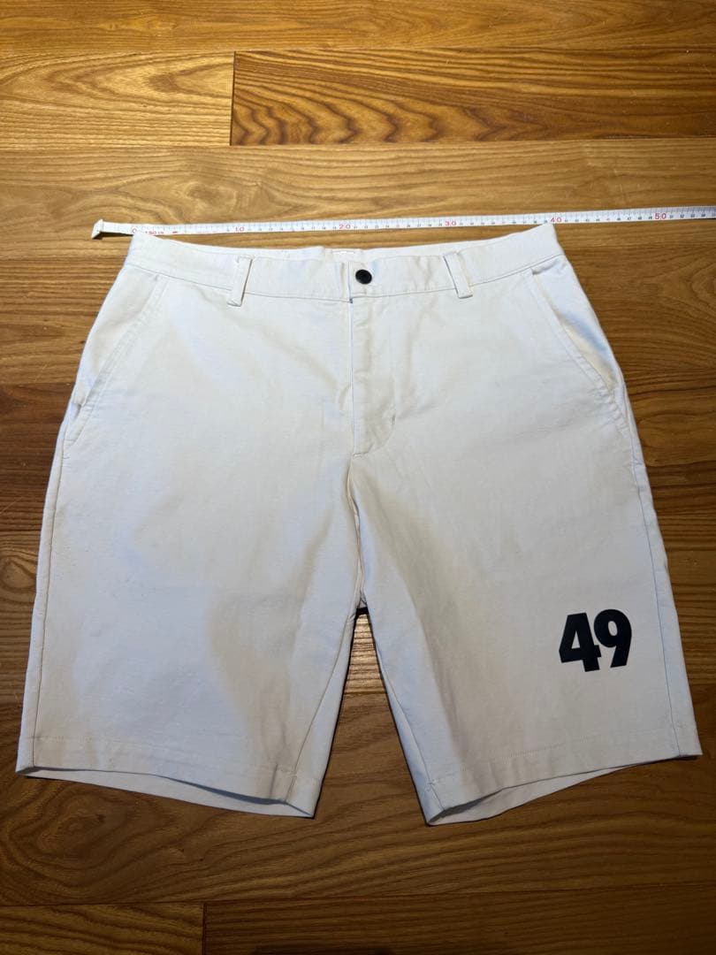 【美品・未使用】TFW49 ハーフパンツ ホワイト Mサイズ ゴルフにも◎