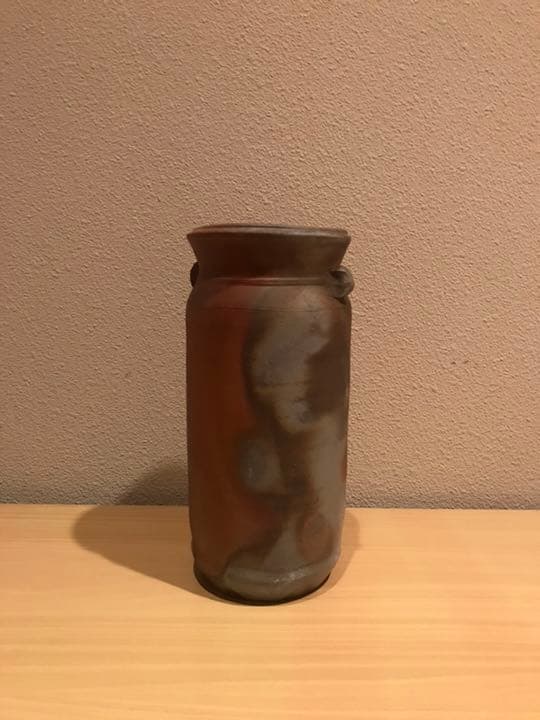 備前焼 花入れ 吉本正 作