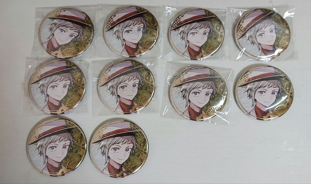 文豪ストレイドッグス 春河35 画集 缶バッジ 中島敦 【バラ売り可】