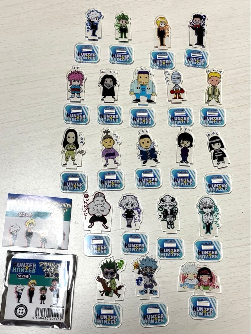 ハンターハンター アクリルminiフィギュア 第2弾 21種 コンプ