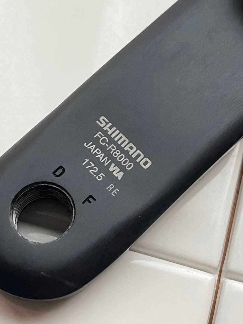 4iiiiパワーメーター　シマノ　FC-R8000 左クランク　172.5mm