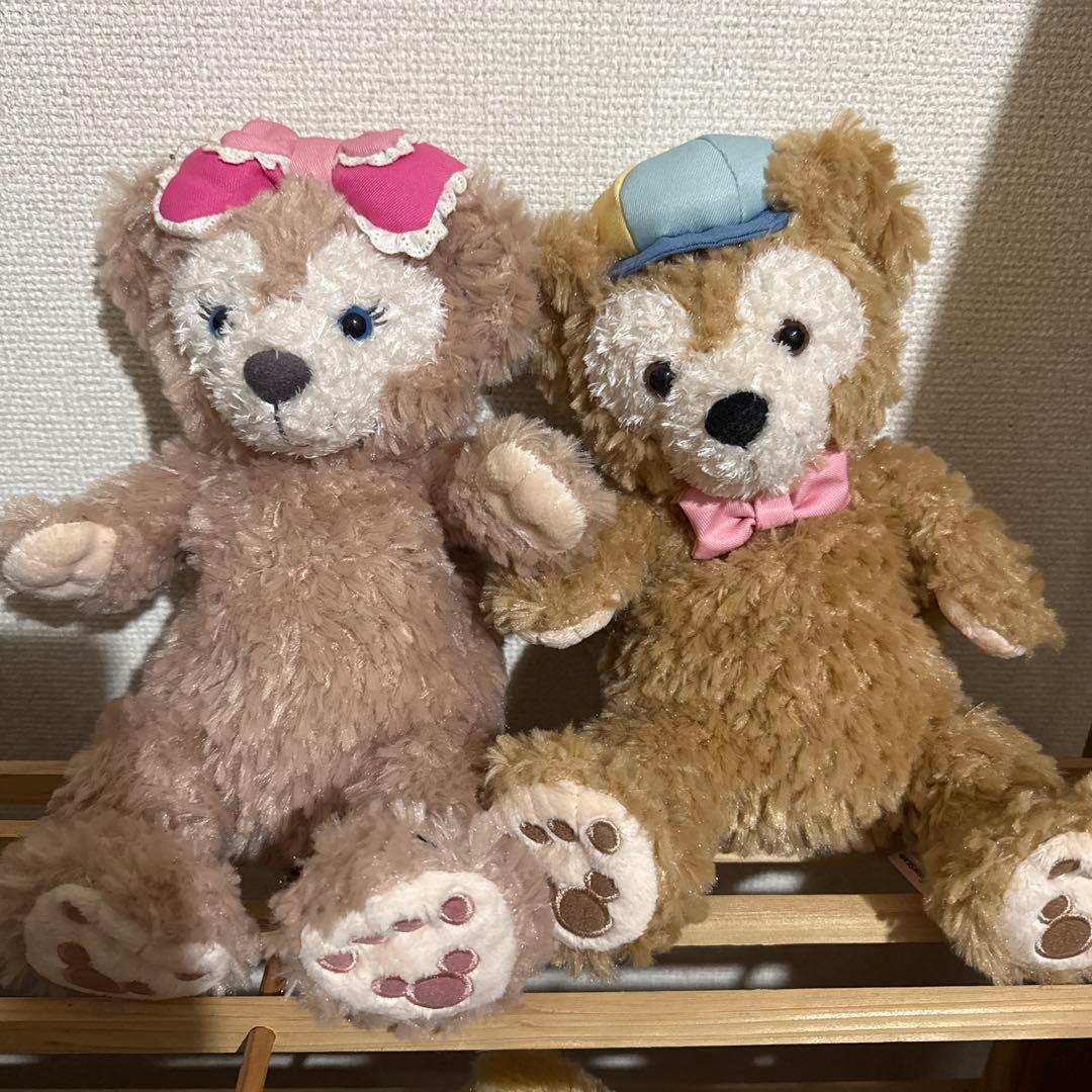 ダッフィー シェリーメイ2体セット　ストラップ付き