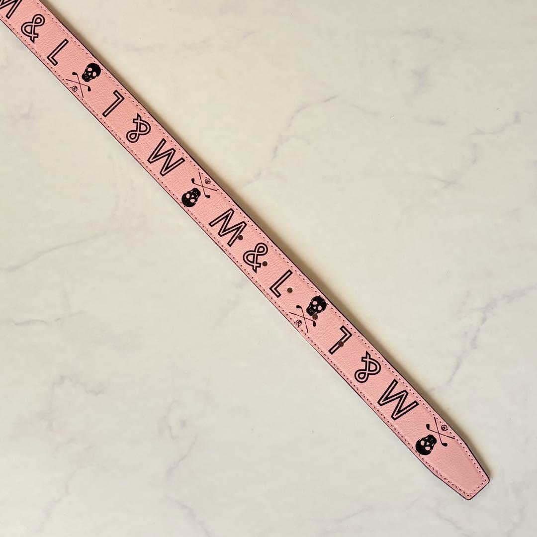 【新品・タグ付き】MARK & LONA ピンク ベルト Mサイズ