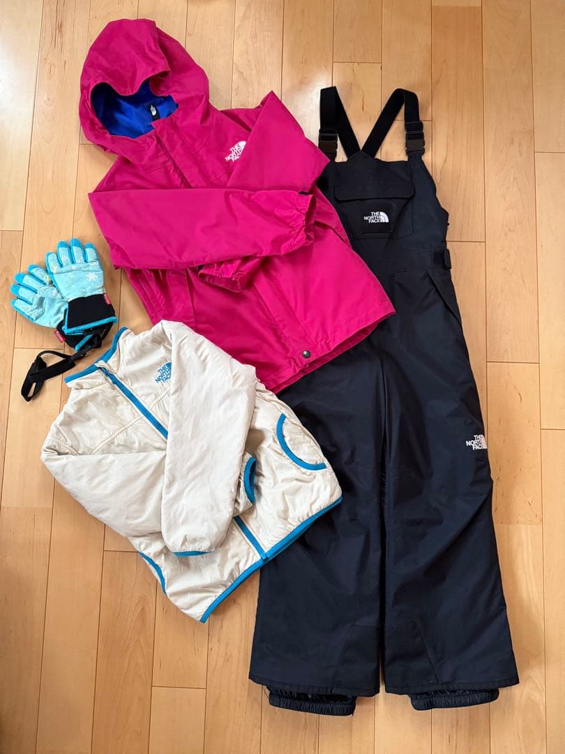 THE NORTH FACEノースフェイス ジャケット/パンツ上下130手袋4点