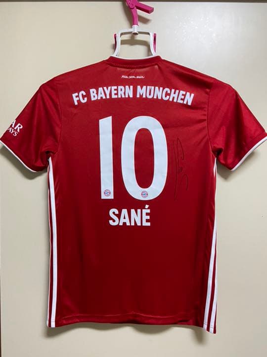 adidas FCバイエルン レロイサネ直筆サイン入りユニフォーム 20/21