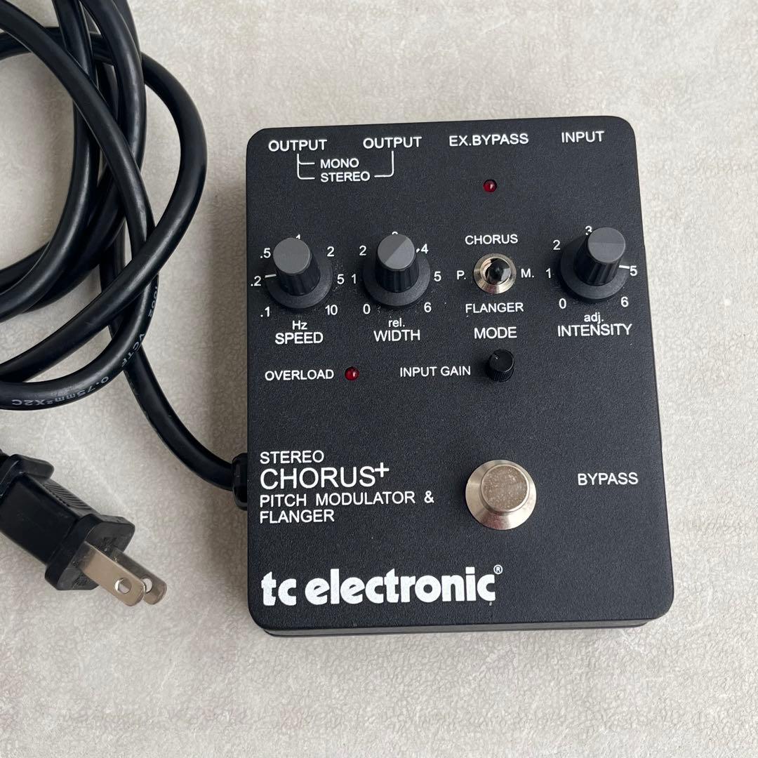 ギター TC Electronic Stereo Chorus+ PM &Flanger