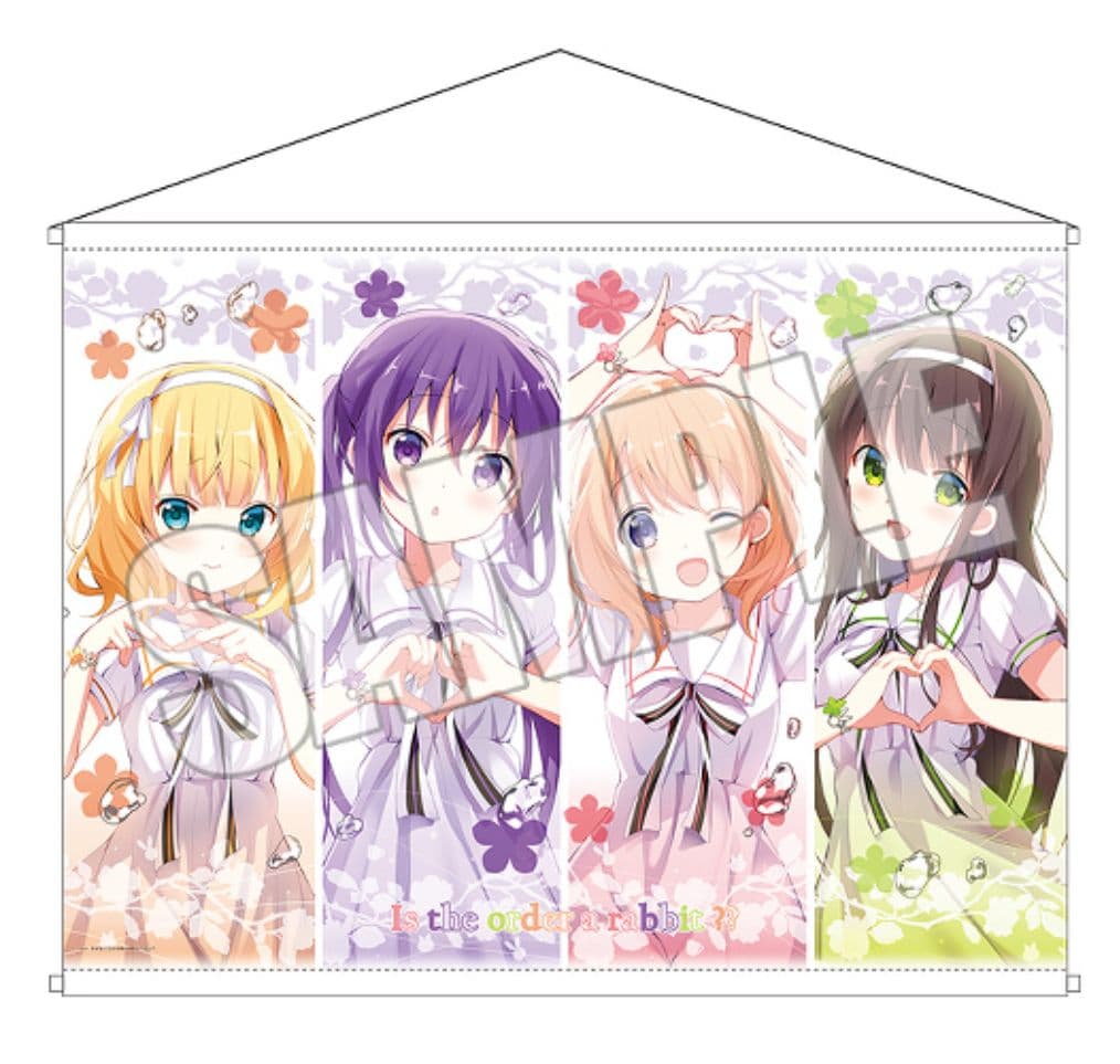 ご注文はうさぎですか?　タペストリー6点&布ポスター2点セット