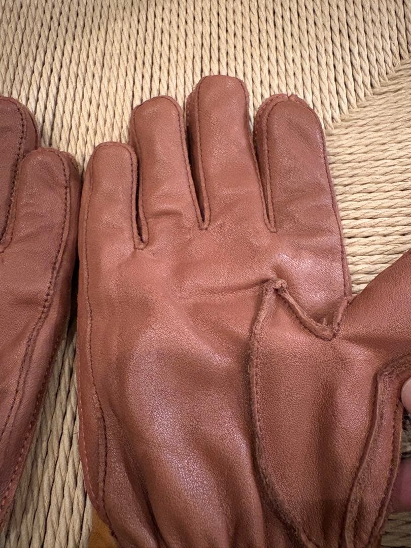 Hestra レザーグローブ Wakayama ブラウン サイズ8