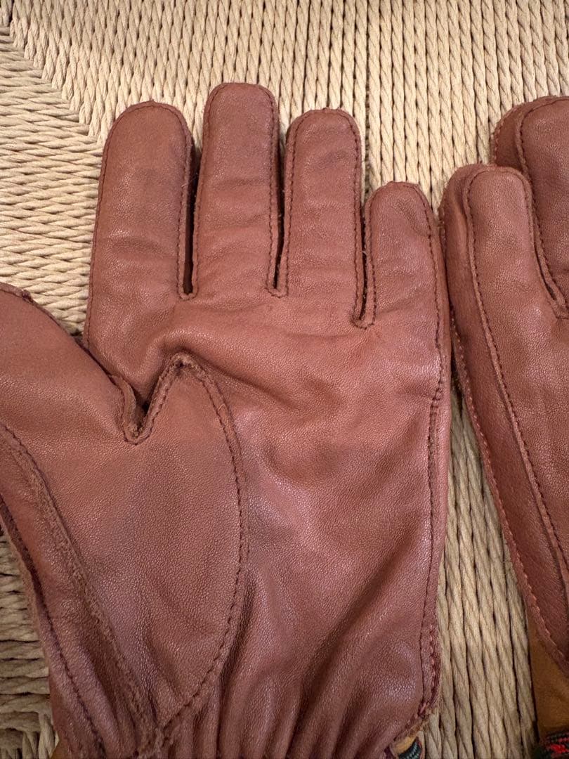 Hestra レザーグローブ Wakayama ブラウン サイズ8