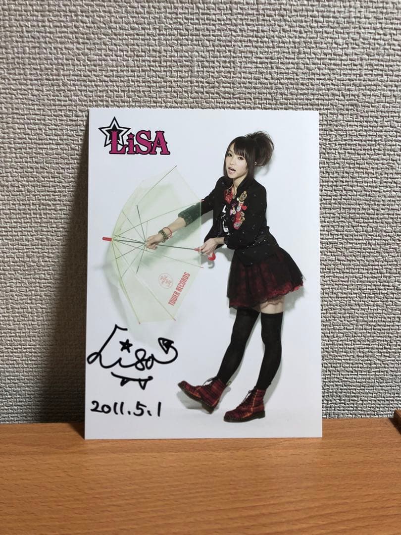 LiSA Letters to U 直筆サイン入りポストカード