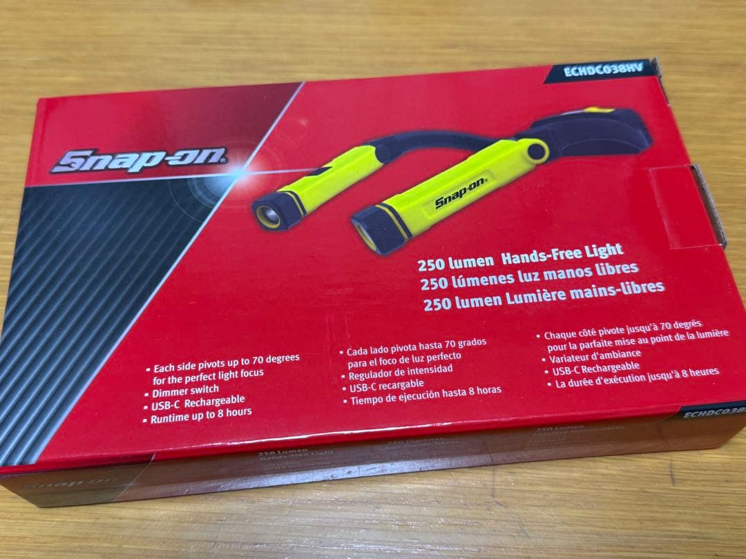 絶版 SNAP-ON ネックライト 新品 限定色 ハイビジイエロー スナップオン