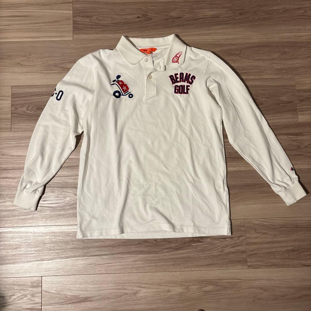 BEAMS GOLF ホワイト 長袖シャツ