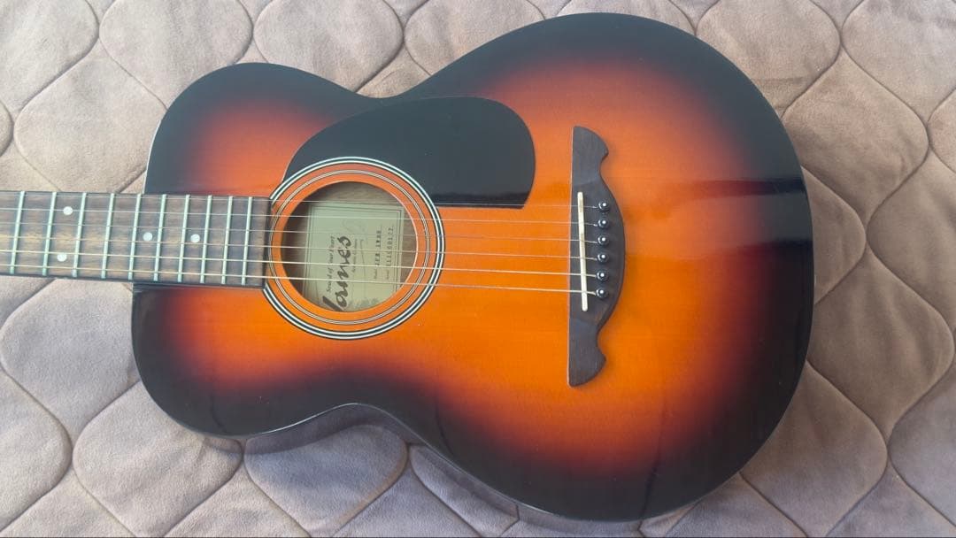James JFM-1WBS ミニアコースティックギター ソフトケース付き