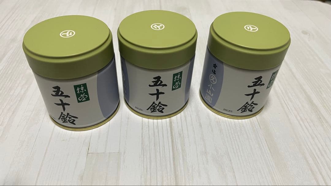 丸久小山園 抹茶 五十鈴 40g缶3個