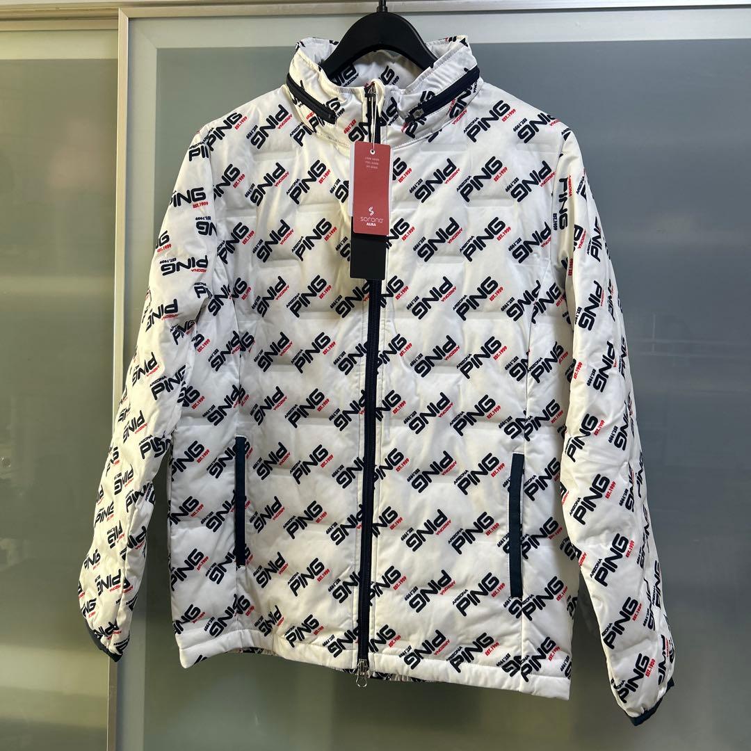 PING ⭐️ロゴプリント ダウンジャケット 定価22000円(税込)