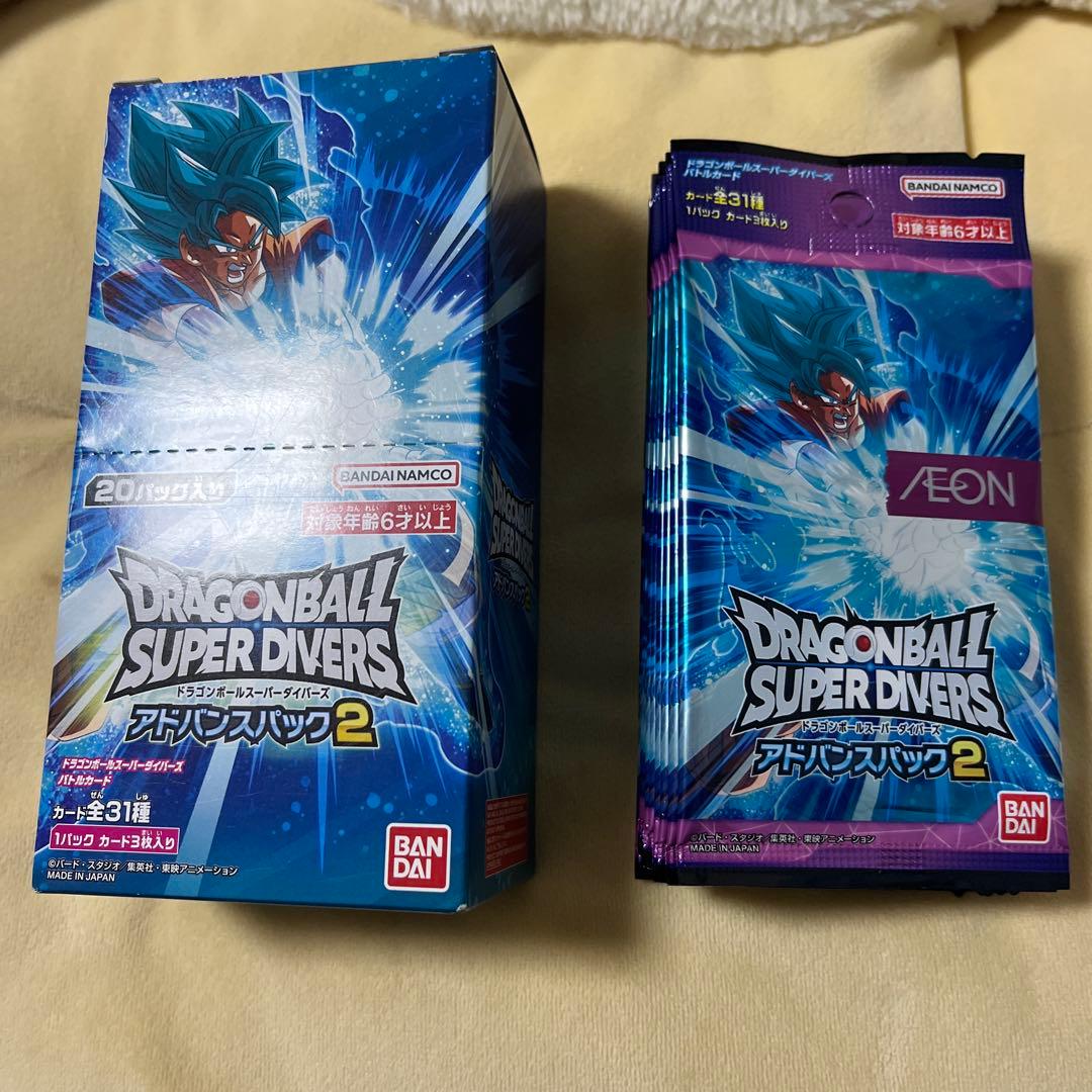 ドラゴンボール スーパーダイバーズ アドバンスドパック2 1BOX＋バラ9パック