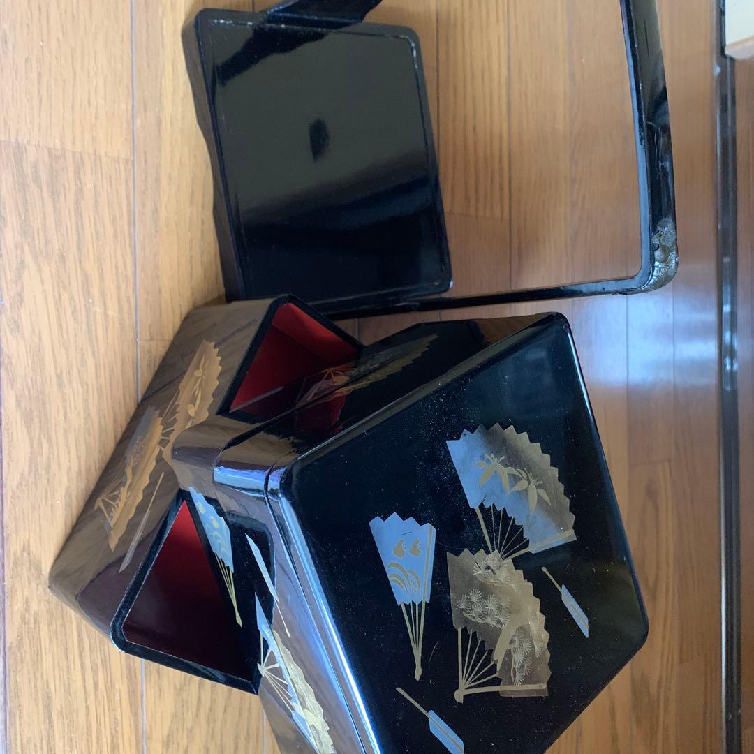 重箱　おせち　漆