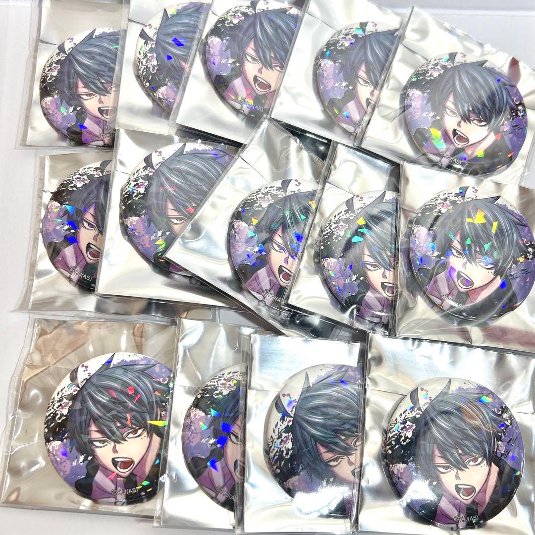 一ノ瀬四季 ホログラム缶バッジ 桃源暗鬼 メイド ツリビレ マズル