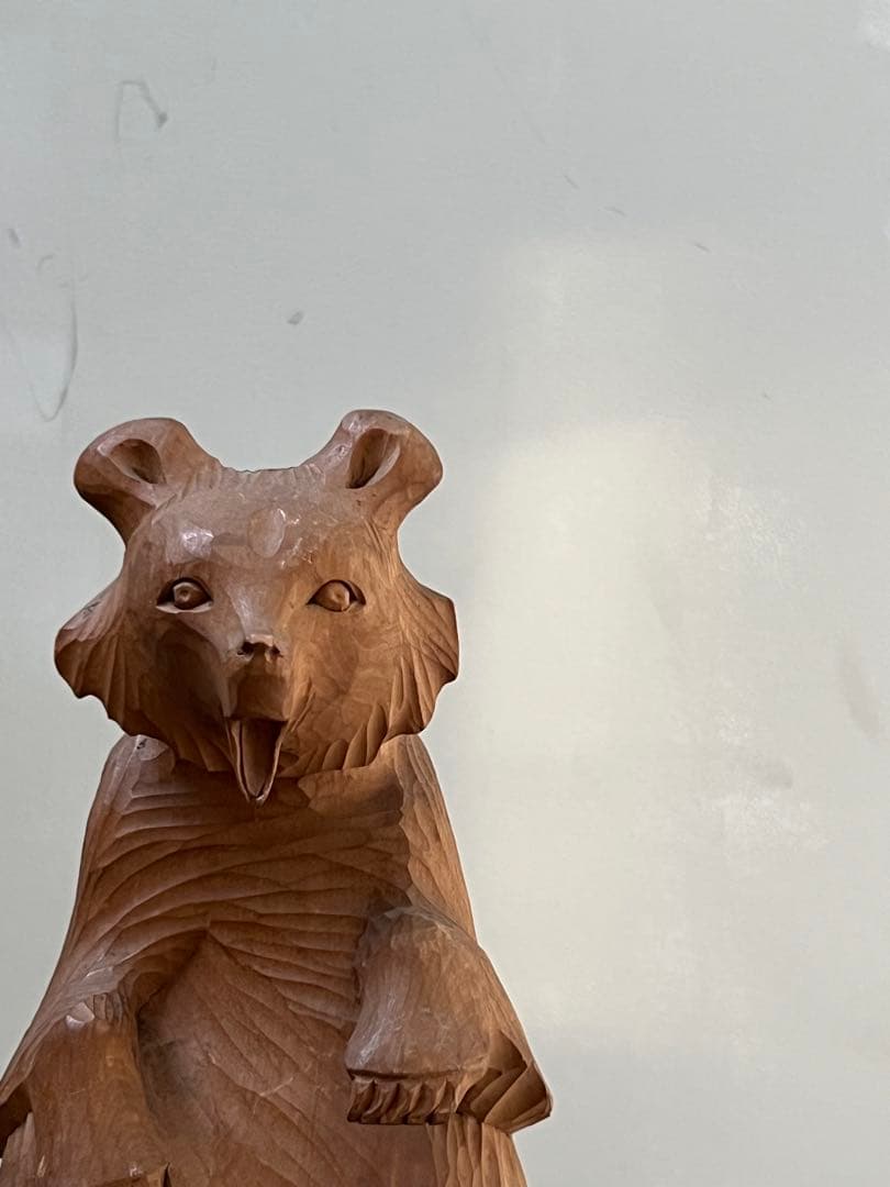 70'sロシア民藝　木彫り熊／ヴィンテージ木彫熊 郷土玩具 農民美術 アイヌ民芸