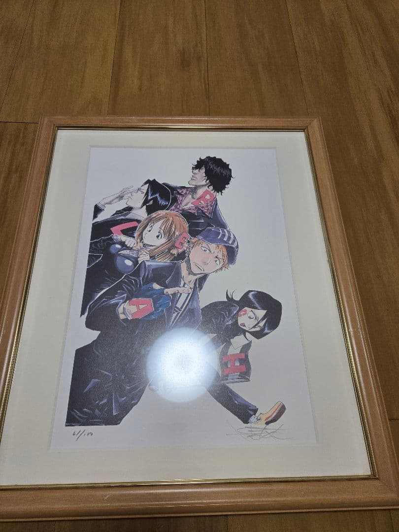 BLEACH　直筆サイン入りリトグラフ　複製原画