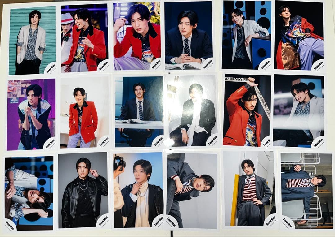 目黒蓮 公式写真 324枚まとめ売り 全てソロ Man