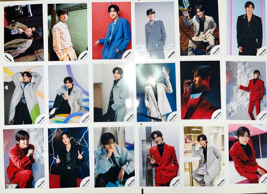 目黒蓮 公式写真 324枚まとめ売り 全てソロ Man