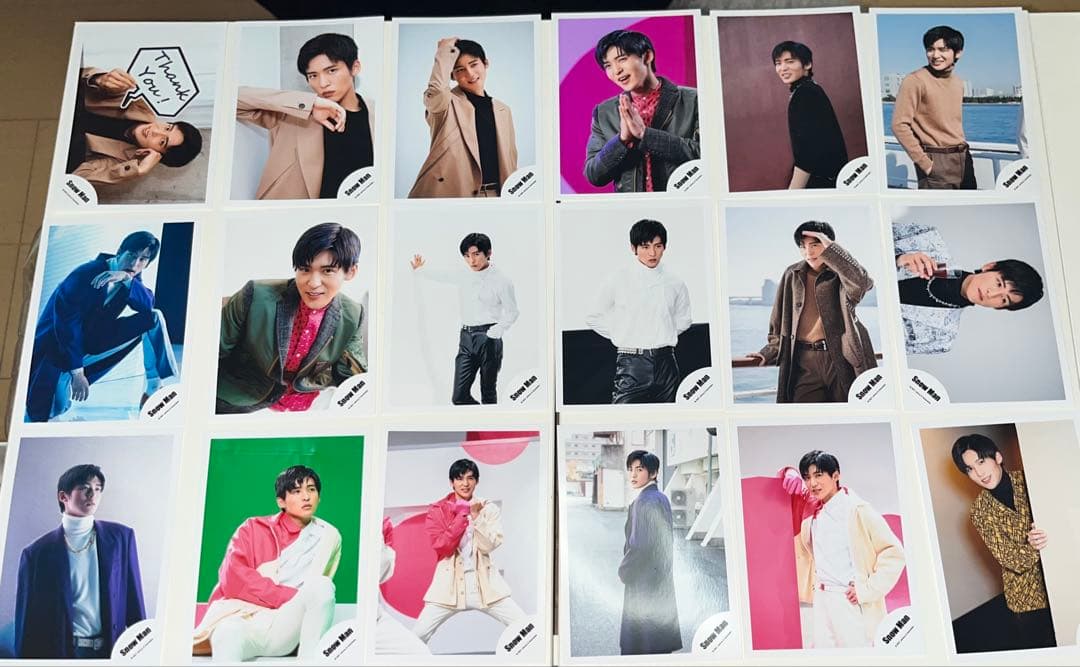 目黒蓮 公式写真 324枚まとめ売り 全てソロ Man