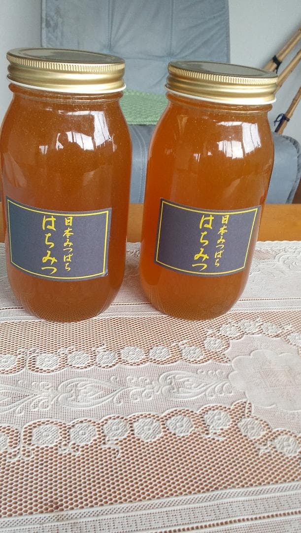 ニホンミツバチ百花蜜　1000ｇ　2本