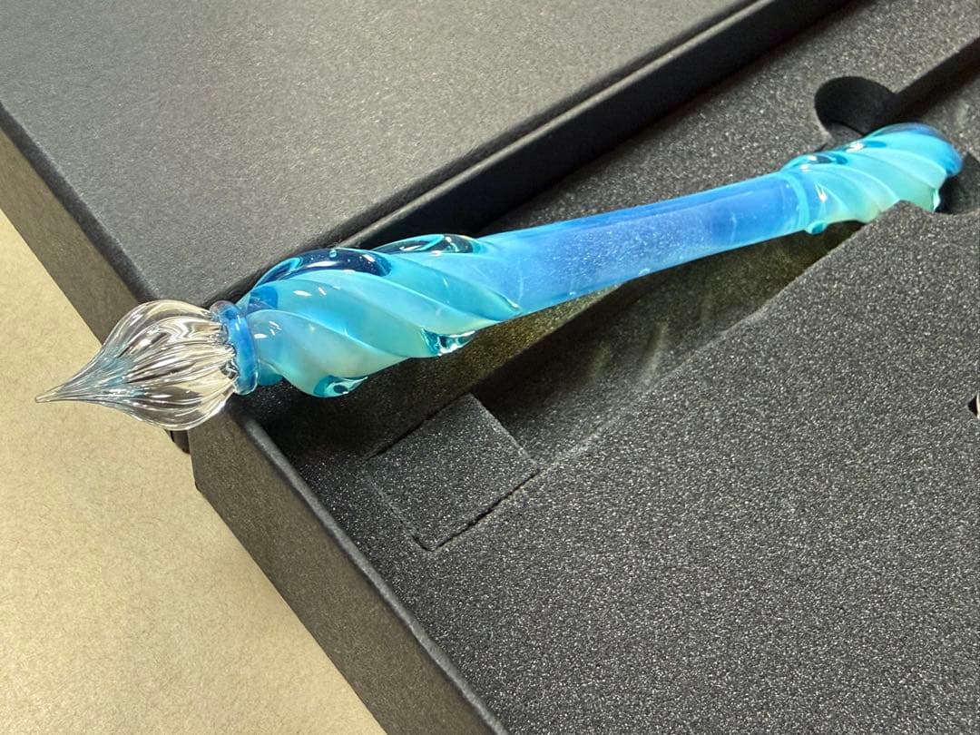 LUC◆ガラスペン ゴースト（ブルー）