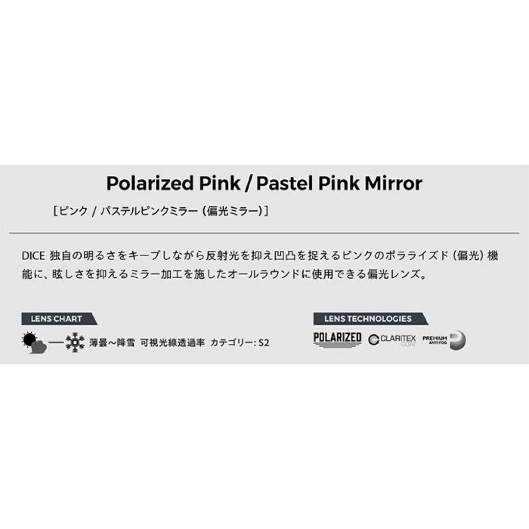 新品未使用　DICE ダイス ゴーグル BANK 偏光　Polarized