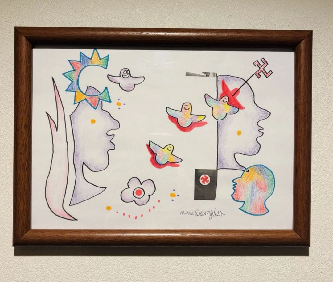 Mark gonzales マークゴンザレス 原画 アートsupreme