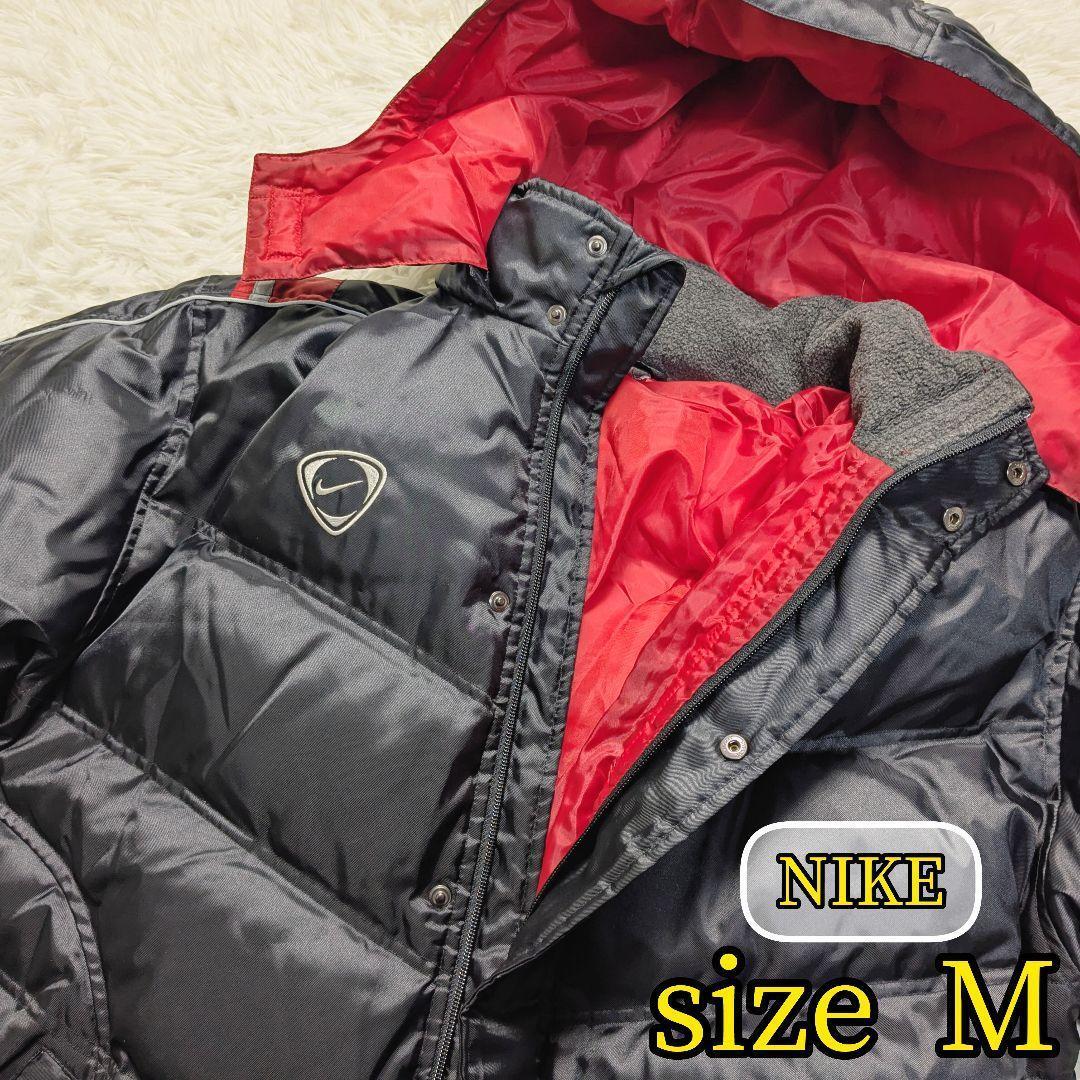 【肉厚✨NIKE✨M】ダウン70％ ロング ベンチ コート ブラック 00S
