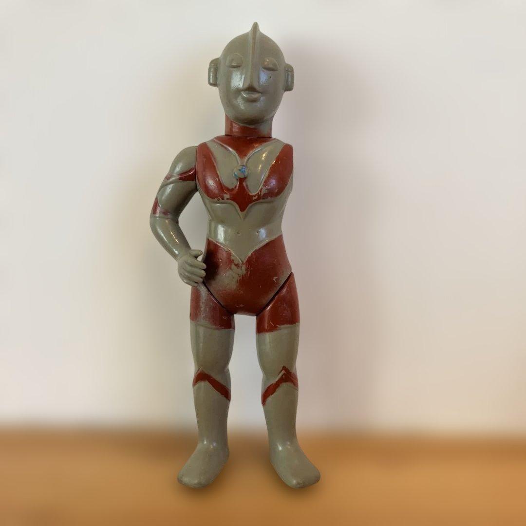 gam48　マルサン　ウルトラマン　ソフビ　当時物　ブルマァク　ジャンク品