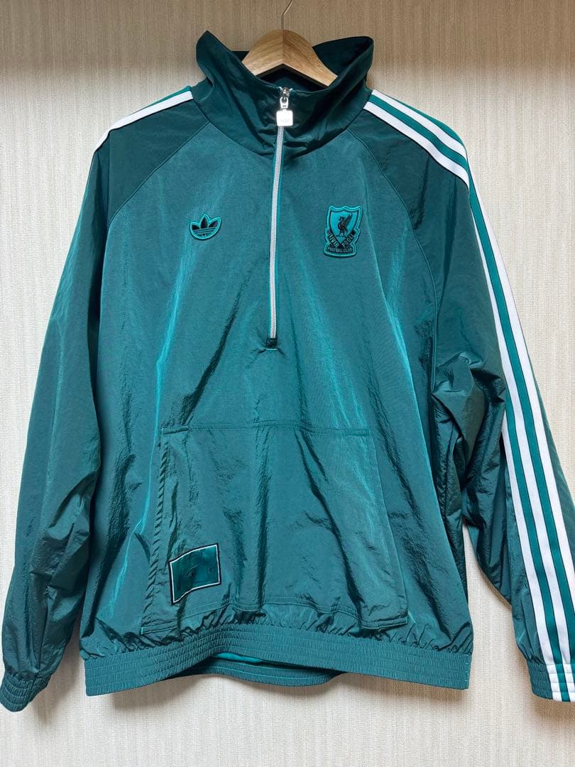 リバプールFC テラスアイコン ハーフジップ ジャケット　XLサイズ