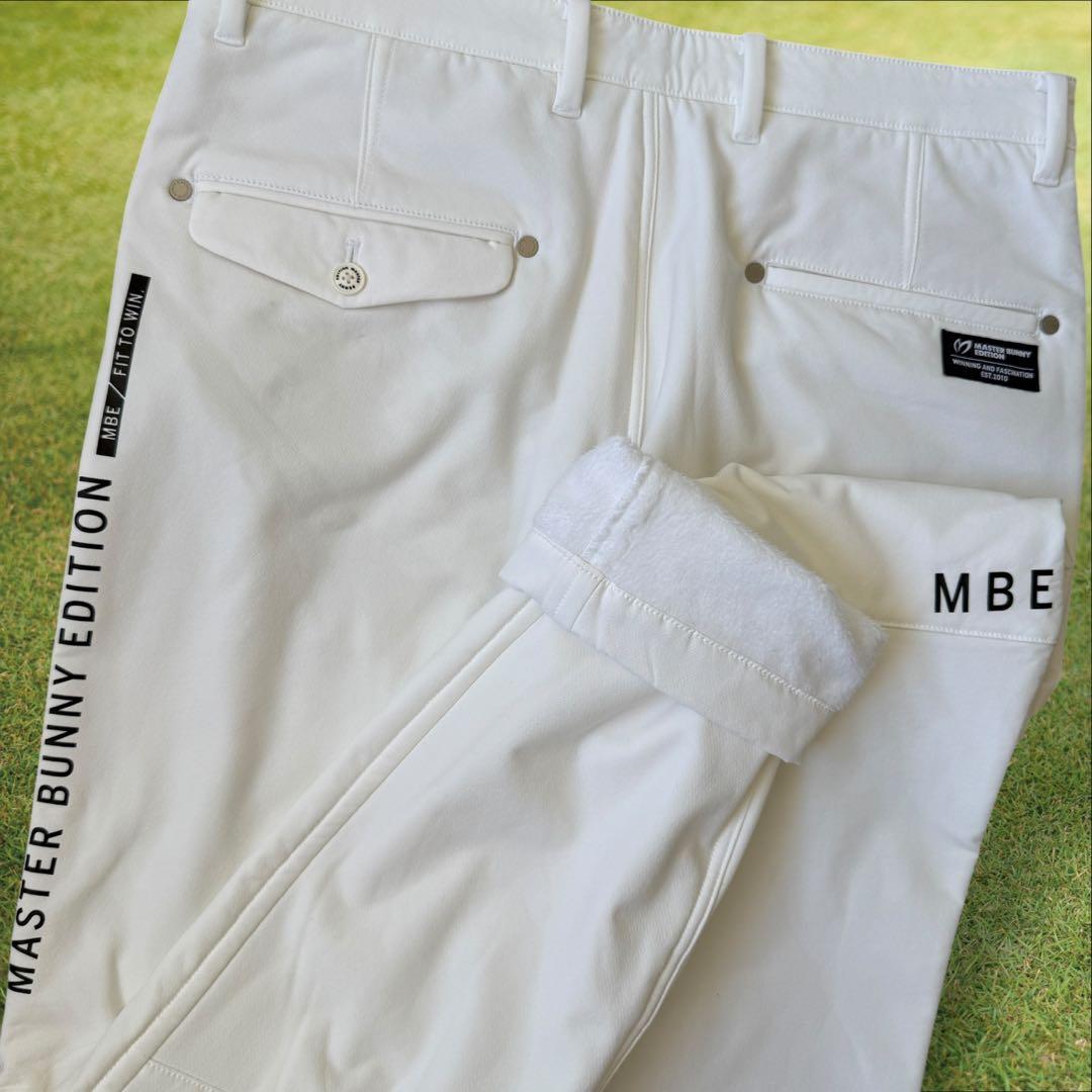 裏起毛　蓄熱　防寒　マスターバニー　パンツ　白　L〜XL相当 暖パン　極美品　5