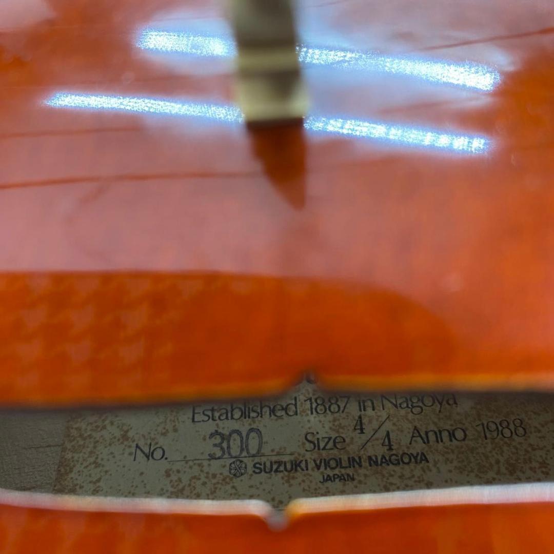 【弦新品】スズキ バイオリン No.300 4/4 1988年製 SUZUKI