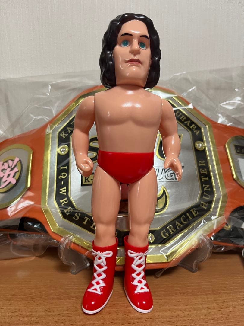 メディコムトイ　ソフビファイティングシリーズ　アンドレ・ザ・ジャイアント　ソフビ