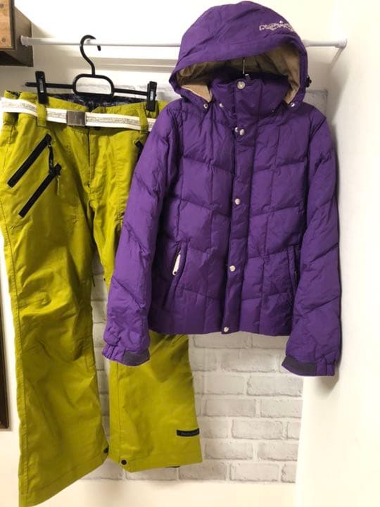 女性用◆高機能◆ダウン◆RIDE◆ESTIVO◆付属品3点&スノーボードセット