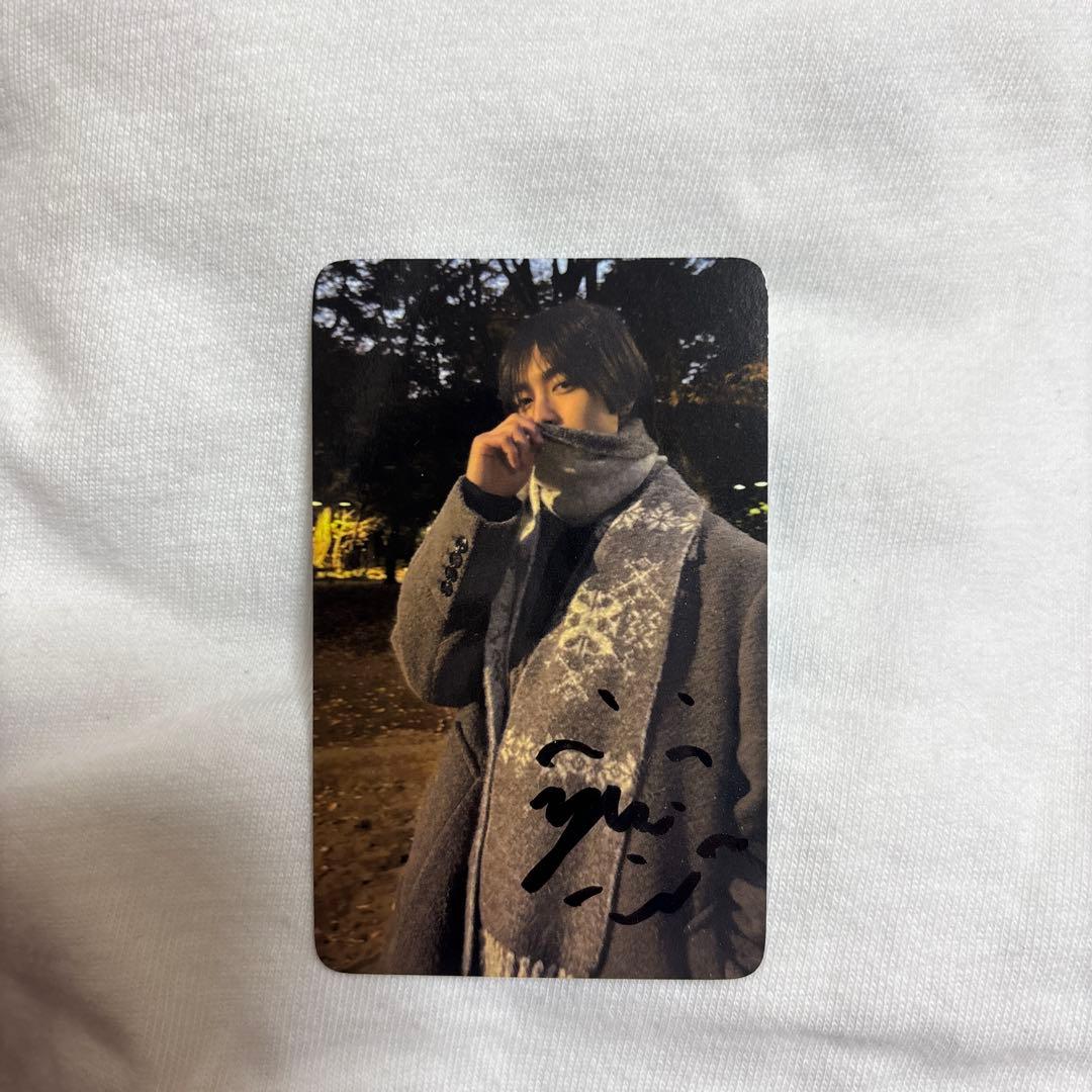 INI 佐野雄大 サイン入りトレカ