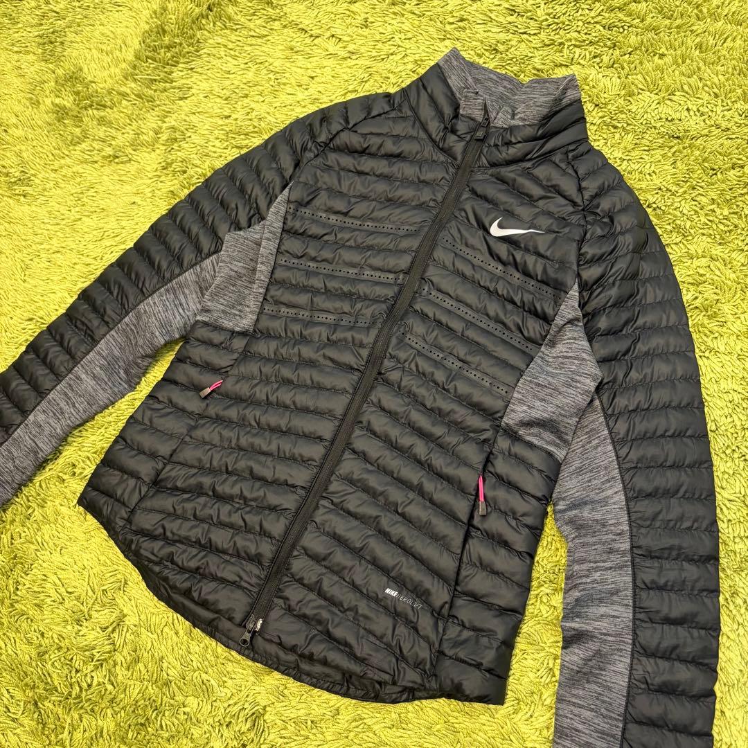 NIKE GOLF ナイキゴルフ エアロロフト 中綿ジャケット ブラック Ｓ