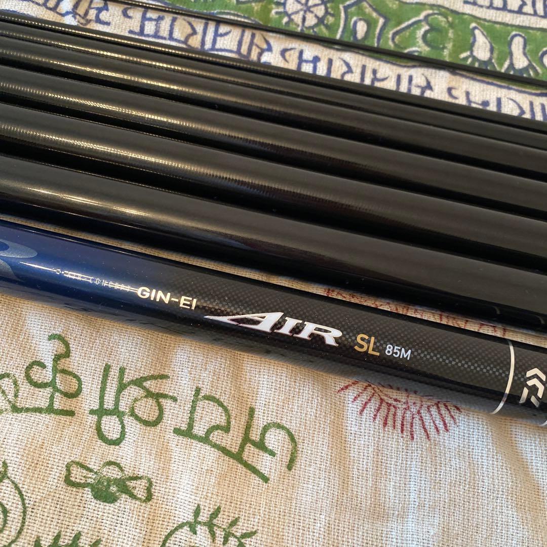 ダイワ 銀影 AIR SL 85M 初心者からベテランまで使えます。鮎竿