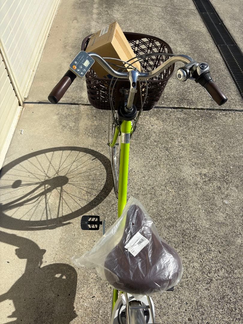 中古Panasonic電動アシスト自転車　8.9Ah新品バッテリー　大阪