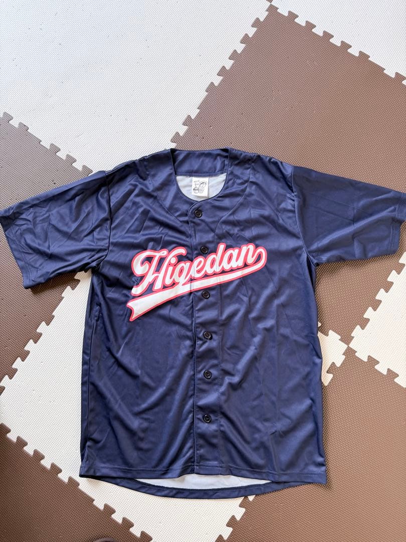 ⭐︎2/10まで⭐︎ヒゲダンベースボールシャツFC限定ネイビーMステッカー付き