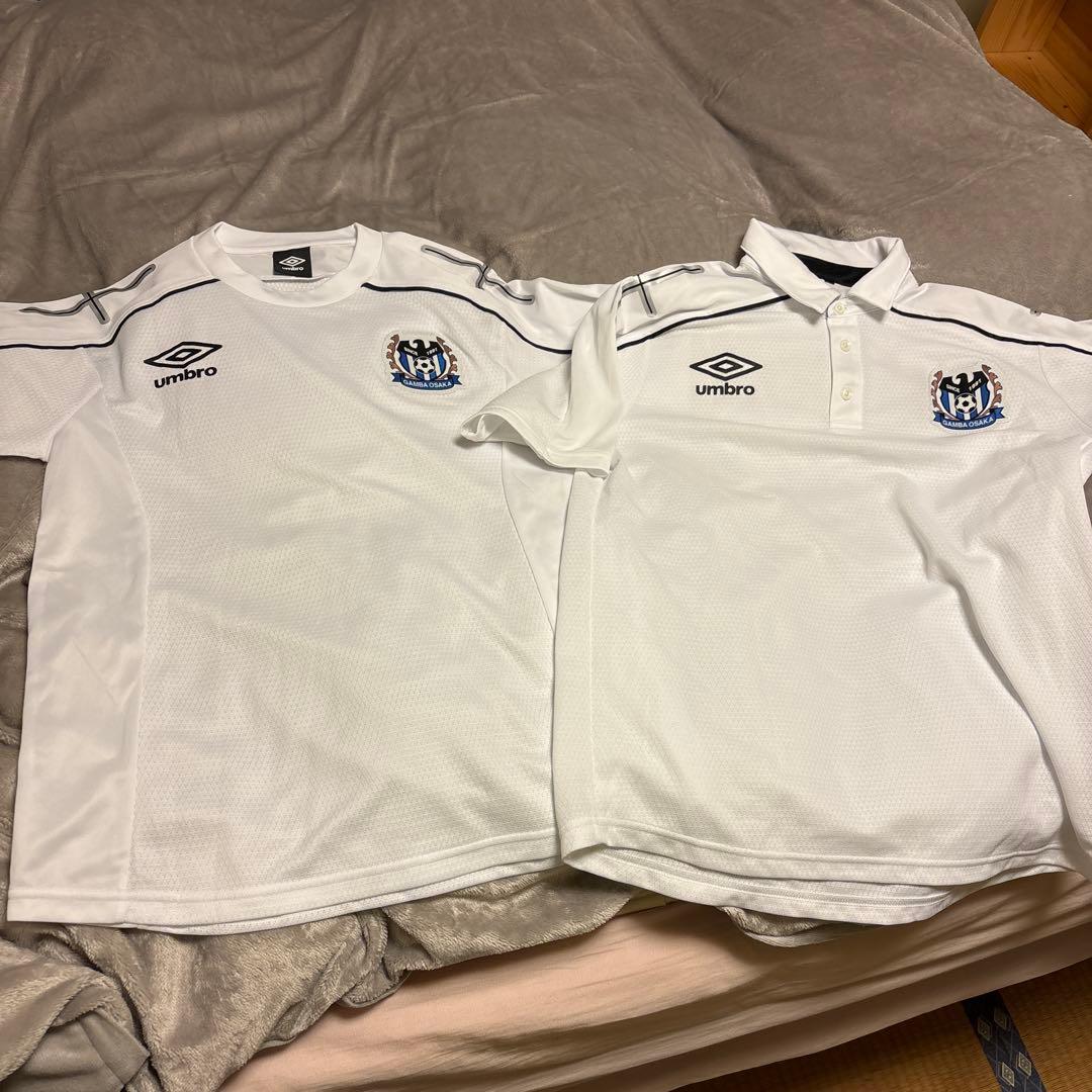 ガンバ大阪　Umbro ホワイトTシャツ・ポロシャツセット
