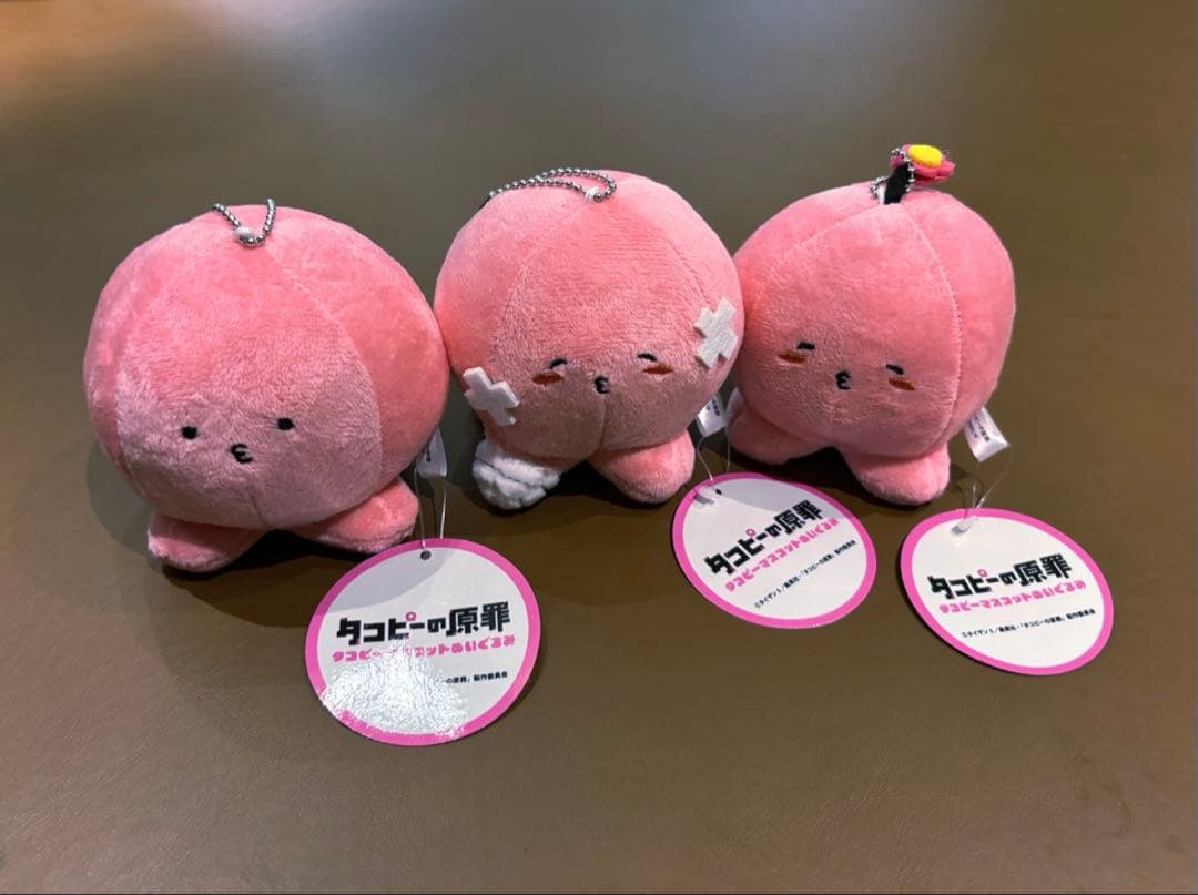 タコピーの原罪 タコピーマスコットぬいぐるみ　3種セット