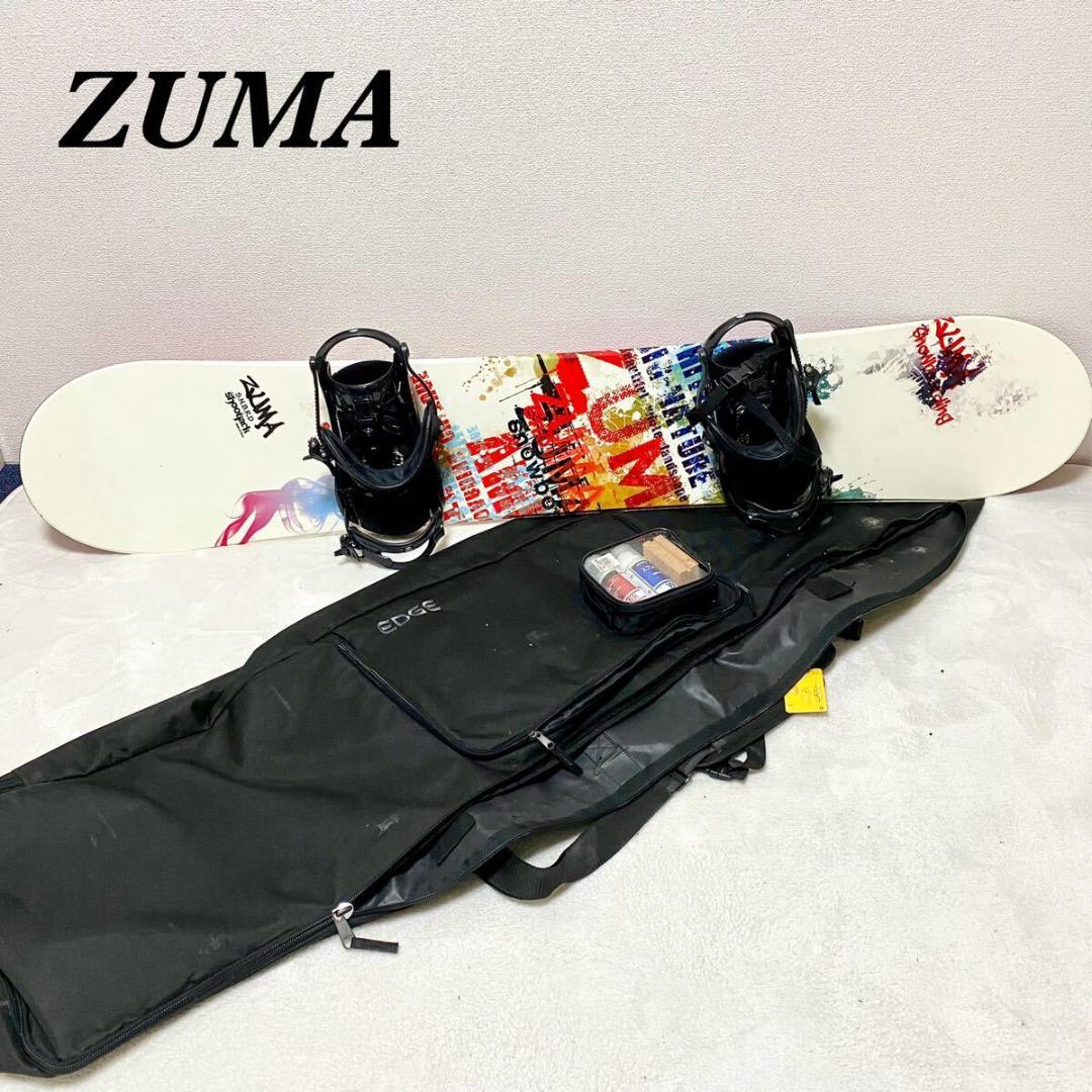 ZUMA スノーボード スノボ 板 冬レジャー 160cm カバー付き