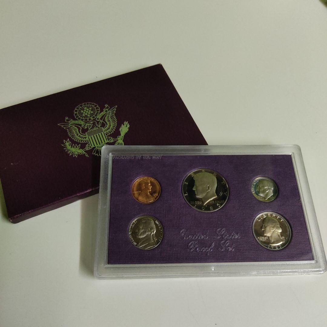 アメリカミントプルーフ 1985年 5枚セット