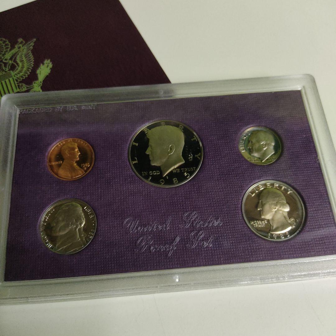 アメリカミントプルーフ 1985年 5枚セット