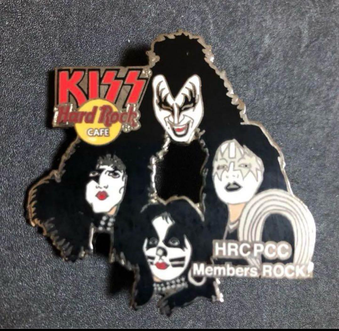 激レア！KISS x ハードロックカフェ公式コラボピン