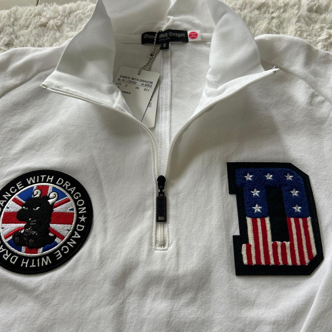 新品 ダンスウィズドラゴン ゴルフ メンズ モックネック ウェア